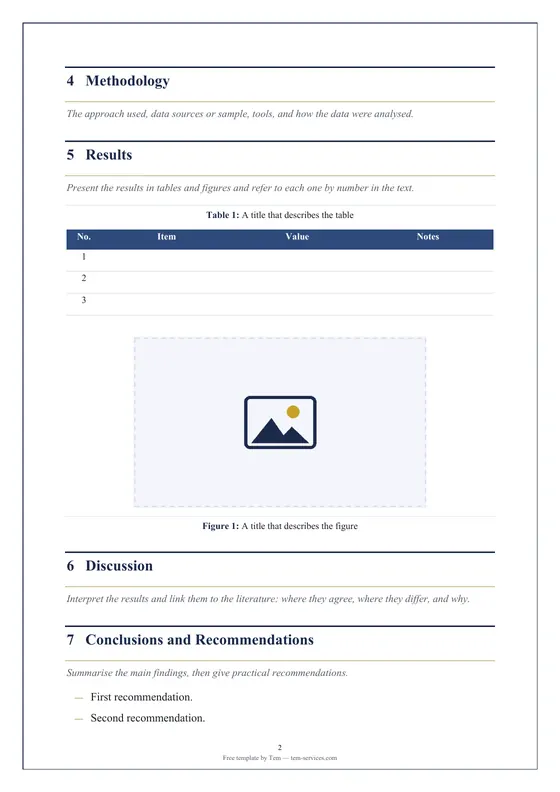 Report / research · “Mizan” design — صفحة داخلية